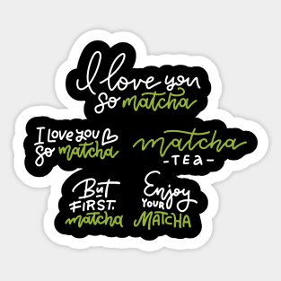 Matcha Sticker